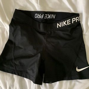 Nike pro compression shorts